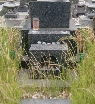 お墓参り（草むしり前）