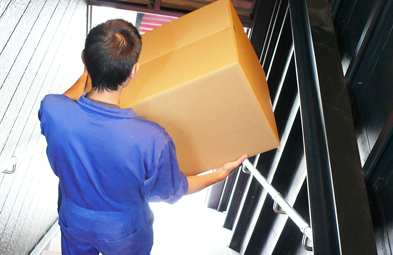 引越し、荷物の移動